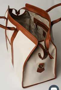 กระเป๋าเดินทางหนังสไตล์วินเทจพรีเมียมจากผู้ส่งออกอินเดีย ความจุขนาดใหญ่ ปิดด้วยซิป ราคาขายส่ง - Product Image 5