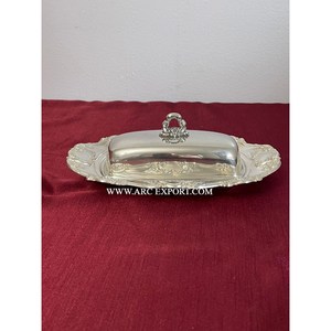 Platos de servicio clásicos con tapa para el hogar, utensilios de cocina de Hotel, vajilla de Hotel, plato de decoración, plato de Metal pulido plateado y chapado - Product Image 5