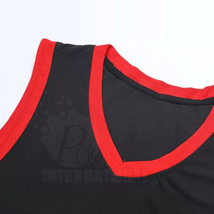 Uniforme de baloncesto para hombre, fabricante de fábrica, al por mayor, Color negro y listo - Product Image 3