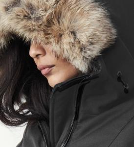 Chaqueta gris oscuro de alta calidad, chaquetas impermeables para mujer, abrigos con logotipo personalizado, chaquetas Parka a prueba de viento de talla grande - Product Image 6