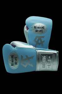 Gants de boxe professionnels de haute qualité, faits à la main, neufs, en cuir, avec lacets, poignées respirantes et absorbantes - Product Image 6