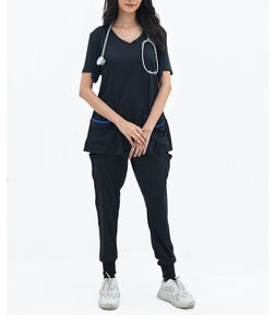 Mujeres de secado rápido operativo médico Pet Hospital Dental Doctor Scrubs Enfermeras Uniforme Scrub Sets Tops Pantalones Scrubs Uniforme - Product Image 1