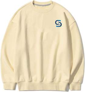 เสื้อสเวตเตอร์โอเวอร์ไซส์สำหรับผู้หญิงเสื้อสเวตเชิ้ตแขนยาวแบบสวมหัวลำลองผ้าโพลีเอสเตอร์ผ้าฝ้ายโพลีเอสเตอร์โอเวอร์ไซส์แฟชั่นออกใหม่ - Product Image 3