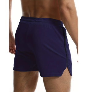 Men's Eco-Friendly Logo Embroidered GYM <b>Shorts</b> Quick Dry Breathable Cotton Polyester Casual Outdoor Sports Jersey Side <b>Slip</b> - Product Image 5