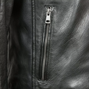 Men's Pure Black Genuine Leather <b>Biker</b> <b>Jacket</b> With Armoured CE Protected Racing Leather <b>Jacket</b> For Men - Product Image 5