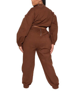 ชุดวอร์มสองชิ้นสำหรับผู้หญิงชุดออกกำลังกาย2025แฟชั่นใหม่ล่าสุดออกแบบได้ตามต้องการ - Product Image 2