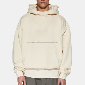 เสื้อฮู้ดดี้หนานุ่มสั่งทำพิเศษ คุณภาพสูง 420 แกรม น้ำหนักมาก ทรงโอเวอร์ไซส์ ขายส่ง สไตล์สตรีท ฮู้ดดี้ครอปทรงโอเวอร์ไซส์ - Product Image 1