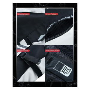 Chaqueta de lona Cordura duradera para hombre, resistente al agua y al viento, para uso en exteriores, para ciclistas y jinetes - Product Image 4