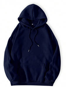 ชุดเซ็ตแทรคสูทผู้ชายแบบสวมหัวทรงโอเวอร์ไซส์  ผ้าหนานุ่ม ระบายอากาศได้ดี  สีพื้น  สองชิ้น  รุ่นขายดีประจำปี 2024  รับสั่งทำได้ - Product Image 2