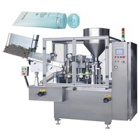 Machine de remplissage et de scellage de liquides visqueux 10g 20g 30g, contrôlée par PLC, à engrenages, pour l'emballage de tubes de pommade