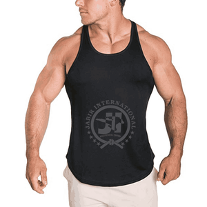 Camiseta sin mangas de algodón con estampado personalizado para hombre, camiseta de entrenamiento informal de secado rápido, camiseta XL de talla grande, muchos colores disponibles, transpirable, venta al por mayor OEM - Product Image 3