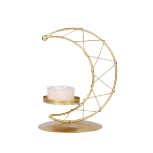 Soporte de luz en T de metal y madera Mezcla festiva de diseño moderno y encanto rústico decoración navideña perfecta para el hogar y la Oficina - Product Image 4