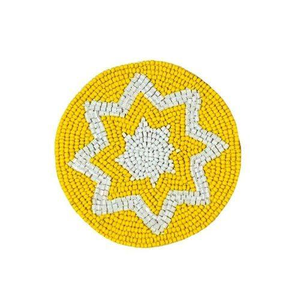 Vente en gros de sous-verres à broderie multi-perles de forme ronde fabriqués à la main \ caboteur de perles de verre de l'Inde à la main par glowin fashion - Product Image 2