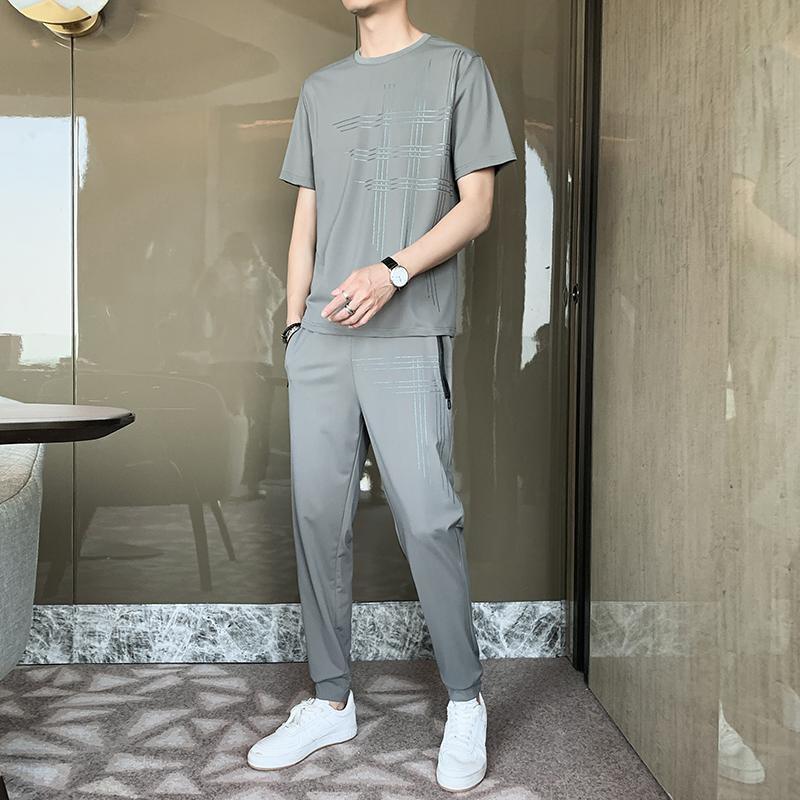 Light gray suit
