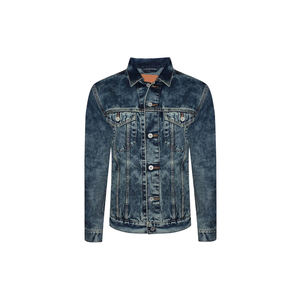 Chaqueta vaquera Vintage para hombre con diseño de logotipo personalizado de alta calidad, pantalones vaqueros personalizados de proveedores informales lisos, éxito de ventas - Product Image 1