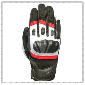 Gants de moto unisexes en cuir de haute qualité, longs et courts, de protection hivernale, durables pour hommes et femmes - Product Image 2