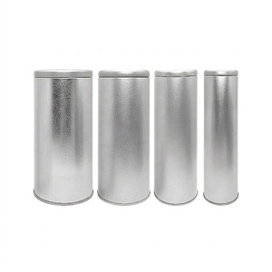 <strong>Simple</strong> Solid Color Tea Canister, Airtight Tin Box for Nuts Dried Fruits Storage, Gift Packaging, Customizable Gift Tin Box - Product Image 2