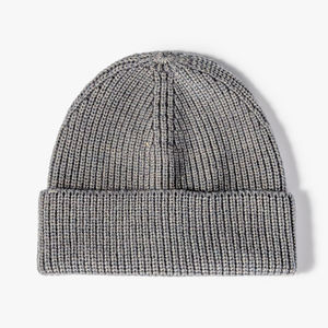 หมวกบีนนี่ถักแบบยูนิเซ็กซ์ อุ่น นุ่ม สบาย บุด้วยผ้าฟลีซ ทรงสกัลแคป ยืดหยุ่น กระชับพอดี สไตล์ทันสมัย เหมาะสำหรับใส่กลางแจ้ง ทนทานต่อสภาพอากาศหนาวเย็น ใส่สบายๆ ไปเที่ยวทะเล - Product Image 3