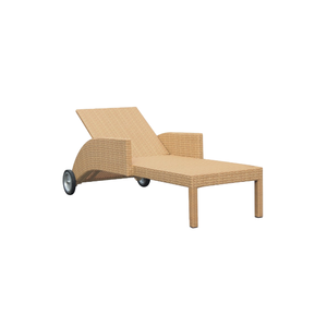 Luxury <b>Outdoor</b> Living Garden Furniture Rattan and Wood <b>Outdoor</b> Furniture Sun <b>Lounge</b> <b>Chair</b> Seat Beach - Product Image 2