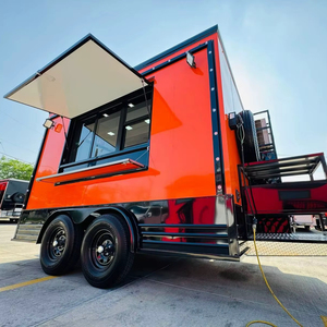 Livraison gratuite nouvelle remorque alimentaire conception simple chariot de nourriture remorque à pizza camions à vendre en Allemagne meilleur prix de gros - Product Image 1