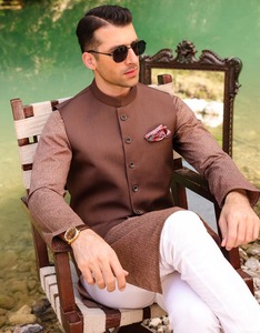 Diseño de manga larga Shalwar Kameez para hombre recién llegado con longitud regular de moda para fiestas ropa en blanco personalizada - Product Image 2