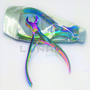 Pince à extensions de cheveux de qualité supérieure pour l'installation d'extensions de cheveux, multicolores arc-en-ciel avec gravure laser du logo, packs personnalisés - Product Image 6
