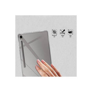 Étui de protection Netzy pour tablette Galaxy Tab S9 SAFA, super coque en silicone, matériau PU incolore - Product Image 6