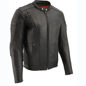 Mens Coated <b>Sheep</b> <b>Skin</b> <b>Jacket</b> Premium Fashion Outerwear Windproof Waterproof Soft Feel Texture Tailored Fit Upscale Style - Product Image 6