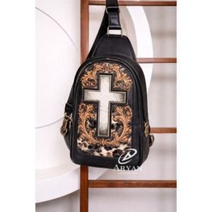 Sac à bandoulière en cuir de vachette véritable, style western, tendance, pour voyage, sac à bandoulière, fourrure de vache, facile à transporter - Product Image 1