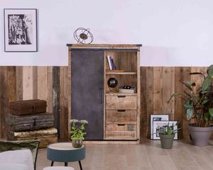 Modern Industrial Metal and Wood Silversmith Character for Living Room Bedroom or Hotel Application - Product Image 2