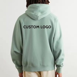 Fabricants de vêtements à capuche de haute qualité Pull en éponge française épais en coton personnalisé Sweat à capuche à épaules tombantes - Product Image 6