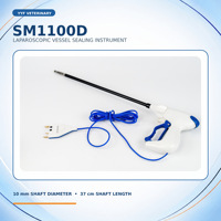 YYF SM1100D 10mm 37cm Pince à tissus vétérinaire réutilisable et détachable pour la chirurgie laparoscopique des tissus mous