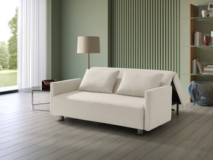 EVERGREENWEB Divano Letto a 3 Posti 160 cm, Made in Italy, Divano Pieghevole con Materasso, Rivestimento Rimovibile, Design Salvaspazio |   EDITH - Product Image 2