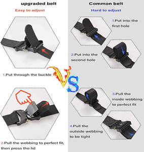 Ceinture tactique personnalisée pour l'extérieur Sangle en nylon réglable robuste Boucle utilitaire Design Coupe confortable Vente en gros en usine - Product Image 6