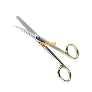 Tijeras de Podología de Alta Calidad de 15 cm, Acero Inoxidable, Punta Roma/Afilada, Anillo Dorado, Wenquar Quirúrgicas - Product Image 1