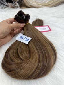 Qualité européenne 100% Extensions de cheveux humains vietnamiens Produit chaud Cheveux à trame plate unique Pas d'emmêlement Pas de perte Vague naturelle - Product Image 3