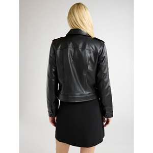 แจ็กเก็ตหนังแท้สำหรับผู้หญิงแจ็กเก็ตหนังแท้แขนยาวลำลองดีไซน์แบบมืออาชีพสำหรับผู้หญิง - Product Image 2