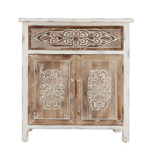 Gran oferta, estilo nórdico, diseños modernos, Natural aparador, almacenamiento de exhibición, sala de estar, armario de cocina de ratán de madera - Product Image 2