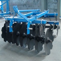 Venta al por mayor Tractor agrícola Grada de discos compensada de 3 puntos a la venta 12 14 cultivador mejor precio tractor de mano arado de disco de 4 pies Precio barato