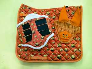 Professional Custom Made All Purpose Saddle <b>Pad</b> 15mm Polyester <b>Foam</b> Dressage Horse Quilting English Saddle Equestrian Full Sets - Product Image 6