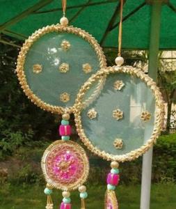 Décoration murale vintage en filet pour la maison, décoration de plafond, toile de fond de scène, décoration de festival Haldi Mehendi Sangeet, abstrait - Product Image 2