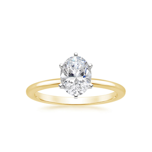 Anillo de Diamante Cultivado en Laboratorio con Corte Ovalado - Zora - Product Image 1