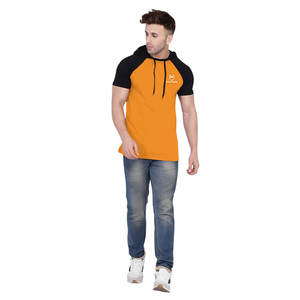 เสื้อยืดมีฮู้ดแบบมีชั้นพร้อมสัมผัสน้ำหนักเบาและเสื้อยืดมีฮู้ดทรงหลวม - Product Image 6