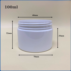 โหลพลาสติกสำหรับสัตว์เลี้ยงขนาด100มล. บรรจุภัณฑ์ครีมเปล่าสำหรับดูแลเส้นผม - Product Image 2