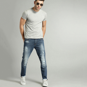 T-shirt personnalisé Sérigraphie Logo Doux 100% Coton T-shirt personnalisé Plus Size Blank 180 GSM T-Shirts Hommes T-shirt uni pour hommes - Product Image 6