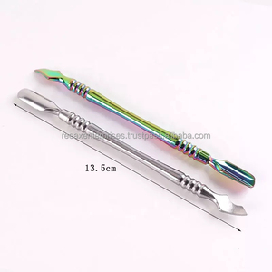 ที่ดันหนังกำพร้าสแตนเลสทรงสี่เหลี่ยมสำหรับทำเล็บเท้าอุปกรณ์ใช้ซ้ำได้ใช้ได้สองครั้งออกแบบโลโก้ได้ตามต้องการ - Product Image 5