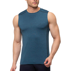 เสื้อกั๊กแขนกุดสำหรับผู้ชายฤดูร้อนเสื้อกล้ามฝึกเข้ายิมเสื้อฝึกกล้ามเนื้อลำลองสำหรับวิ่งผลิตในปากีสถาน - Product Image 1