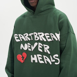 2025 venta al por mayor Plain Mens Streetwear Basics, algodón mezclado 2025 logotipo personalizado de peso pesado de algodón Drop Shoulder Hoodies para Unisex - Product Image 4