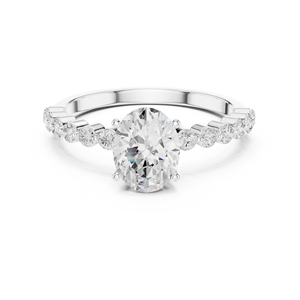 Bague solitaire en or 10 carats, bijoux de mariage pour femmes - Product Image 4