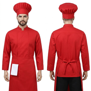Premium Chef Cap Breathable Mesh Polyester Cotton 180 GSM <b>Black</b> White Adjustable Elastic Band Embroidered Logo - Product Image 2